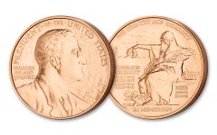 Franklin D. Roosevelt Bronze Medal 1 5/16 Inch