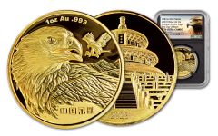 2023 1oz Gold China Golden Eagle NGC PF70UC FDI BC