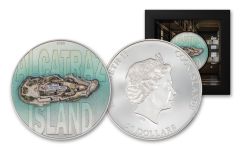 Cook Islands 2023 $20 3oz Silver Famous Islands Alcatraz Proof OGP 