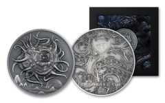 Palau 2023 $20 3oz Silver H.P. Lovecraft Azathoth Antique w/OGP
