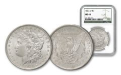1883-O $1 Morgan Dollar NGC MS65 Green Label