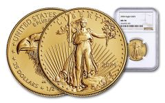 2024 $25 1/2 oz American Gold Eagle NGC MS70 Brown Label