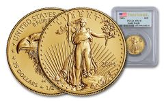 2024 $25 1/2 oz American Gold Eagle PCGS MS70 First Strike Flag Label