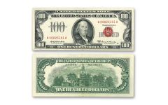 $100 1966 LEGAL TENDER RED SEAL CURRENCY NOTE VF