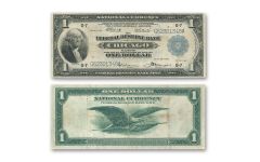 $1 1918 FEDERAL RESERVE BANK NOTE EAGLE XF