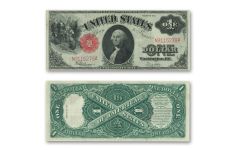 $1 1917 LEGAL TENDER WASHINGTON NOTE CU 