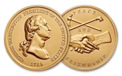 US Mint  1 5/16 inch George Washington Bronze Medal