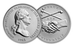 US Mint George Washington 1oz Silver Medal