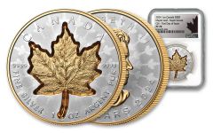 Canada 2024 1oz Silver Super Incuse Maple Leaf $20 NGC PF70 FDI Silver Incuse Maple Label