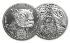 South Africa 2023 1oz Silver Big5 Series II Leopard Proof