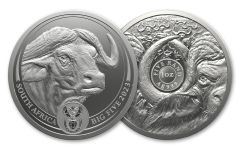South Africa 2023 1oz Silver Big5 Series II Buffalo Proof