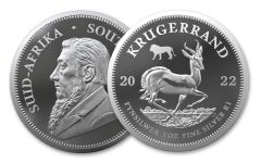 2022 South Africa 1-oz Silver Krugerrand Proof w/Big 5 Lion Privy Mark 