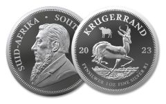 2023 South Africa 1-oz Silver Krugerrand Proof w/Big 5 Buffalo Privy Mark 