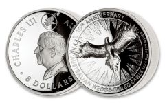 2024 Australia $8 5-oz Silver Wedge Tailed Eagle 10th Anniversary High Relief Proof