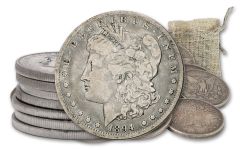 1878–1921 Morgan Silver Dollar 1-Pound Bag VG