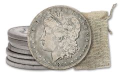 1878–1921 Morgan Silver Dollar 1/2-Pound Bag VG