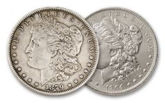 New Orleans Morgan Silver Dollar First and Last Set
