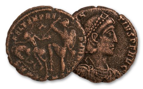 348-356 AD Bronze Centenionalis Constantius II