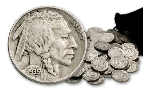 1930-1938 Classic Buffalo Nickel Set