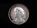 2023 1 oz Silver Pulsating Peace Dollar Ultra High Relief Rose Gold Gilt Proof 