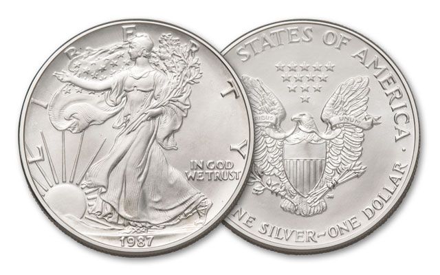 1987 Walking Liberty Silver Dollar Value Chart