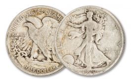 1920 Walking Liberty Half Dollar 90% Silver Good GD 
