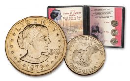 1979-PDS Susan B. Anthony Dollar 3-pc Mint Mark Set BU | GovMint.com