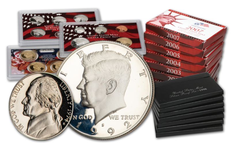 1992-2010 United States Silver Proof Set
