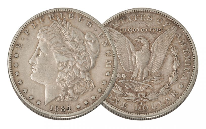 1884-S Morgan Silver Dollar VF