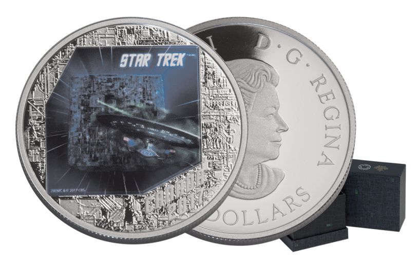 2017 Canada 20 Dollar 1-oz Silver Star Trek The Borg Proof