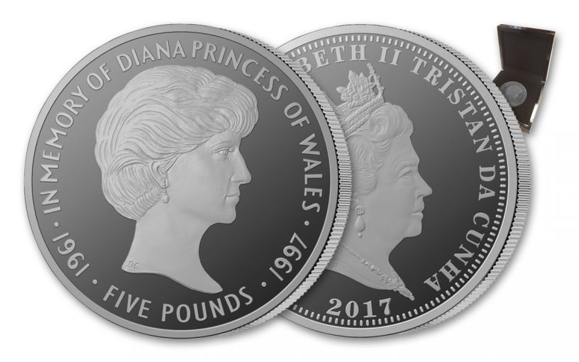 2017 Tristan da Cunha 1-oz Silver Princess Diana Proof