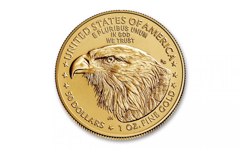 2023 50 1oz Gold American Eagle BU