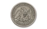 1839-1891 50 Cent Seated Liberty