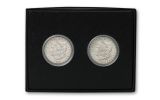 1883-1884-S Morgan Silver Dollar XF 2pc Set