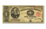 1891 1 Dollar Stanton Treasury Note Fine