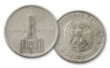 1934-1935 Germany 2 and 5  Reichsmark Potsdam Church