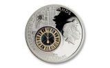 2013 Cook Islands 10 Dollar Silver Grand Central Station Window Proof