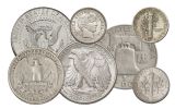 1892-1964 United States Silver Coins 1/4 Pound Bag