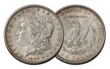 1890-S Morgan Silver Dollar AU