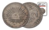 1862 Mexico 8 Reales NGC-Genuine Southern Dollar