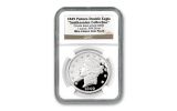 SI 1849 1OZ SILVER DOUBLE EAGLE NGC-GEM PROOF