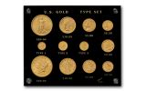 U.S. Gold Type Set Collection XF/AU - 12 Pieces
