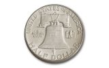 1961-D Half Dollar Silver Franklin BU