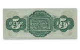 1872 5 Dollar South Carolina Note PMG 66EPQ
