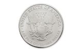 2006 One Dollar 1-oz Burnished Silver Eagle PCGS SP69 Mercanti