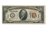 1934 U.S. 10 Dollar Federal Reserve Notes "Hawaii" Mule PMG/PCGS MS63