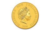 2016 Niue $2.50 1/2-Gram Gold Disney Mickey the Brave Little Taylor Proof