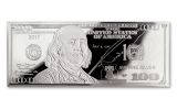 2017 100 Dollar 1-oz Silver Franklin Currency Proof