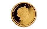 2017 Australia 15 Dollar 1/10-oz Gold Year of the Rooster BU Lunar Series II
