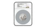 France 5-oz Silver Statue of Liberty Medal NGC MS70